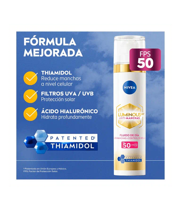 Luminoso 630 Anti-Manchas Fluido Triple Protector SPF50 40ml