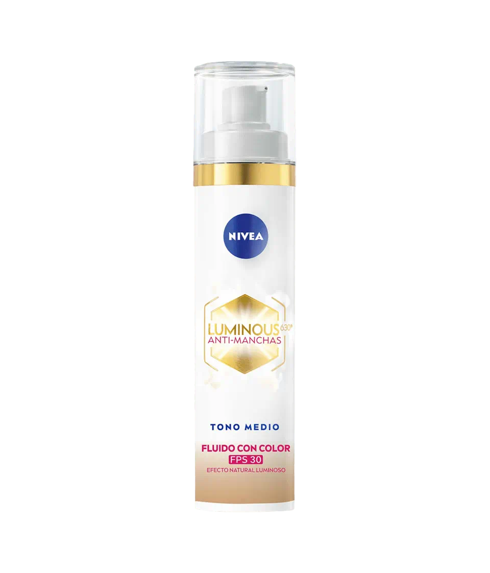 Nivea Luminous 630º Anti-Manchas Fluido con Color SPF 30 Tono Medio