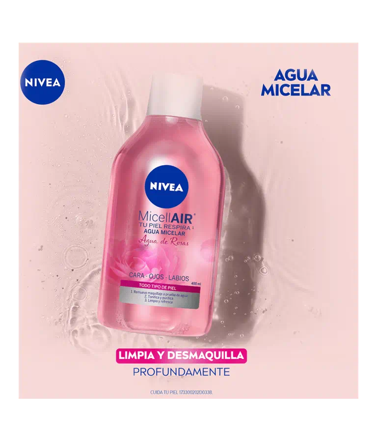 Rose Touch Hydrating Toner With Organic Rose Water - Nivea Agua MicellAIR