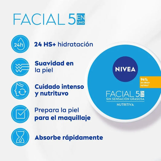 Nivea 5en1 Cuidado Nutritivo