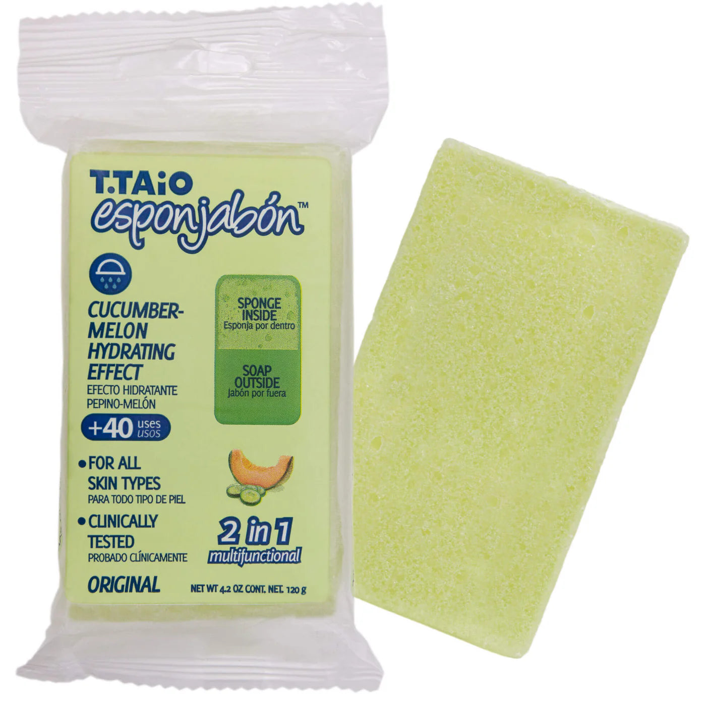 Esponjabón Cucumber-Melon | Pepino-Melón