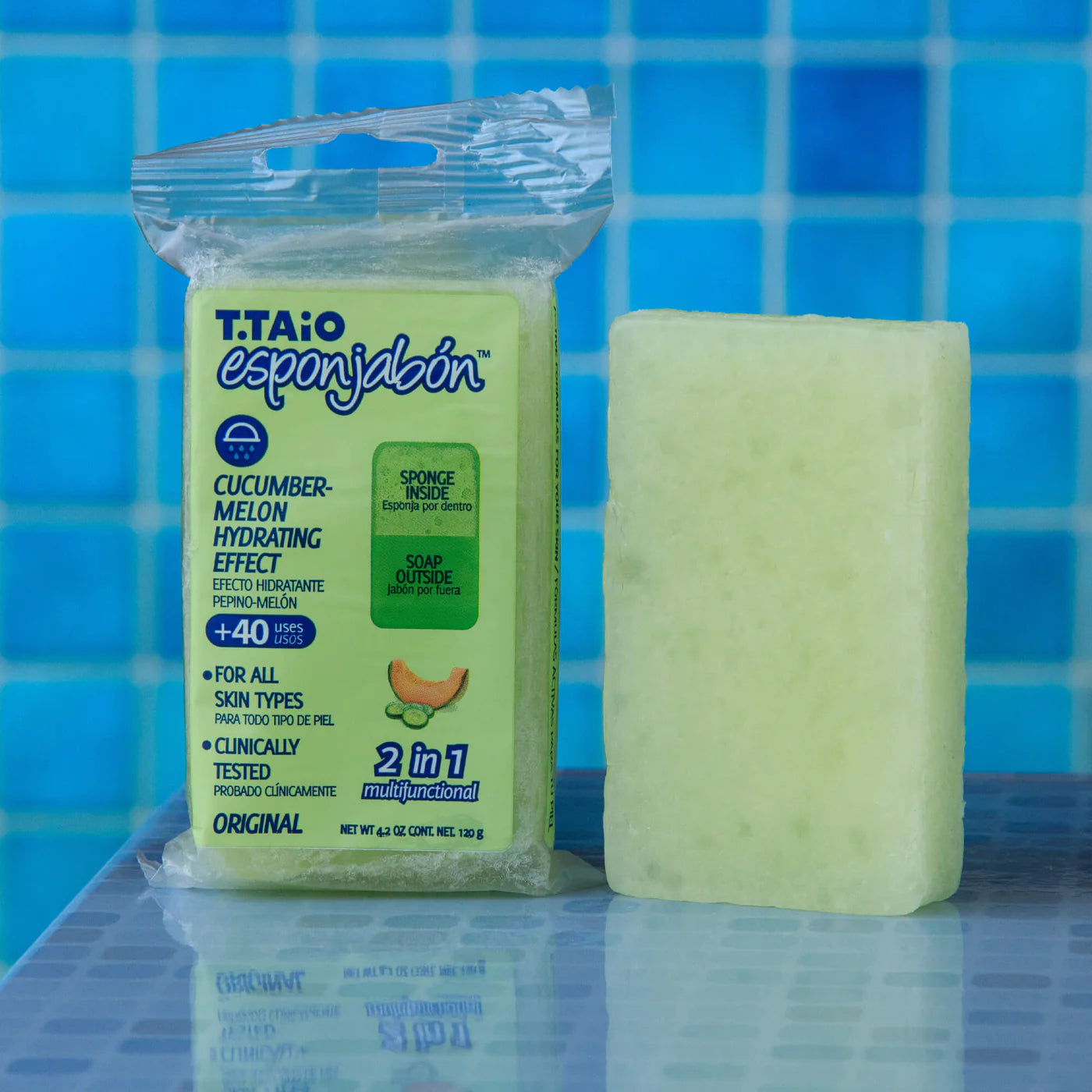 Esponjabón Cucumber-Melon | Pepino-Melón