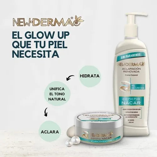 New Derma Renovación de Tono con Concha Nacar 200ml