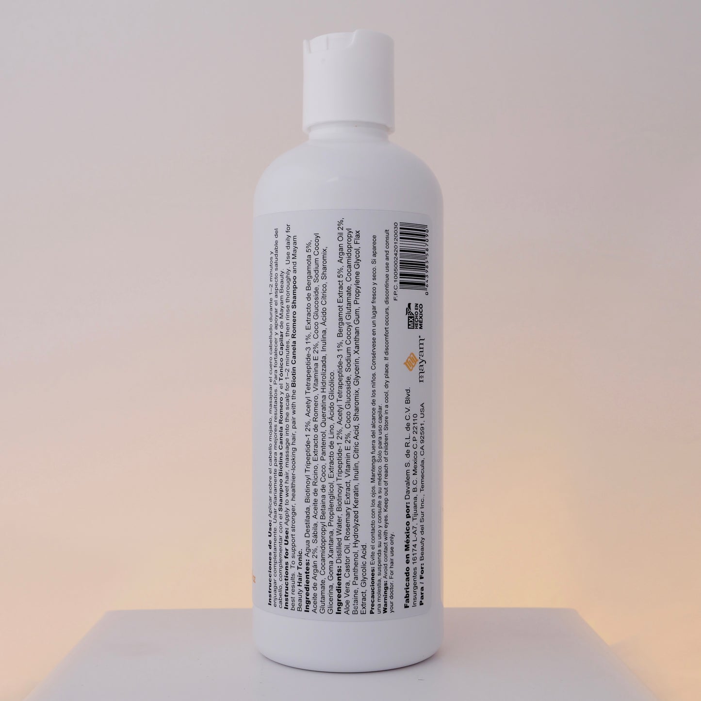 Mayam Beauty Shampoo Péptidos + Bergamota