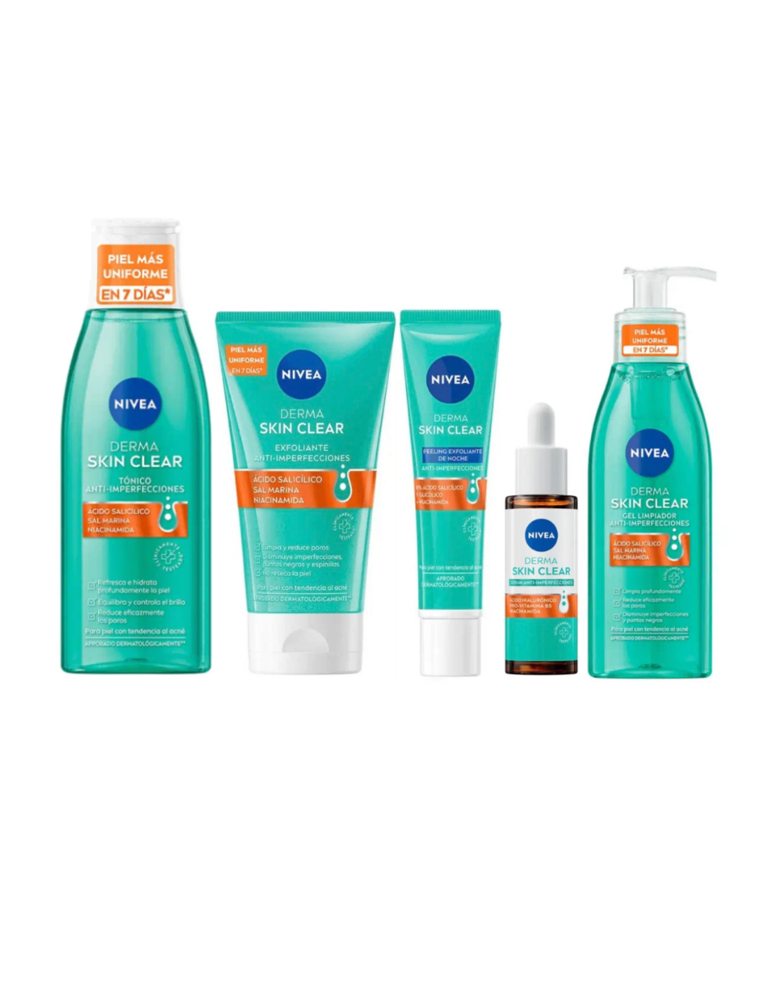 Nivea Derma 5 Piece Bundle