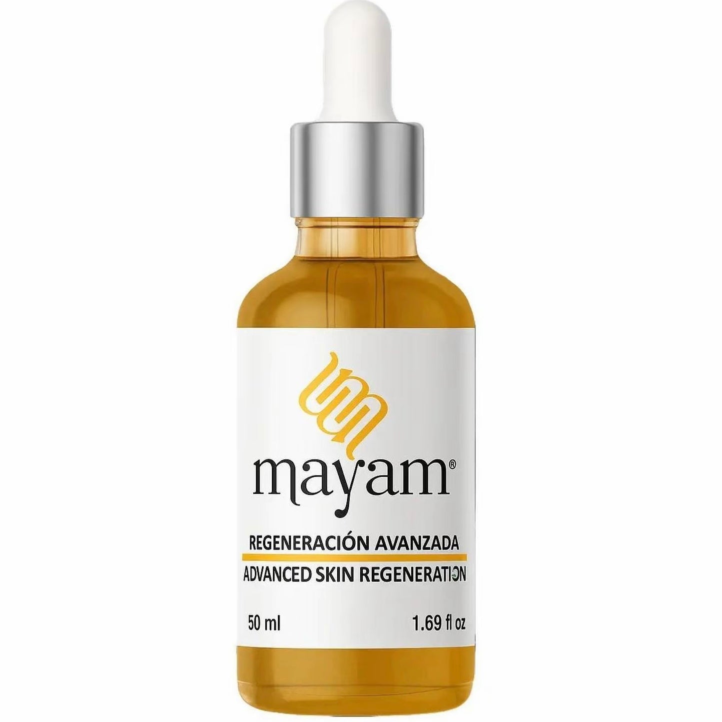Mayam Beauty PDRN Glow Serum 50 ml 1.69 fl oz Advanced Formula with PDRN Hyaluronic Acid & Peptides for Cell Regeneration & Skin Brightening Anti-Aging