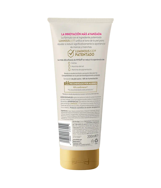 Nivea Luminos 630 Crema Corporal Antiestrias-200ml