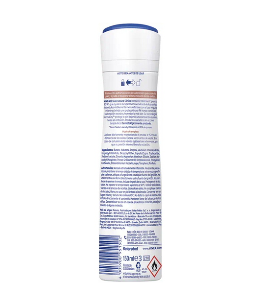Nivea Tono Natural Clínico Aclarador SPRAY 50ml