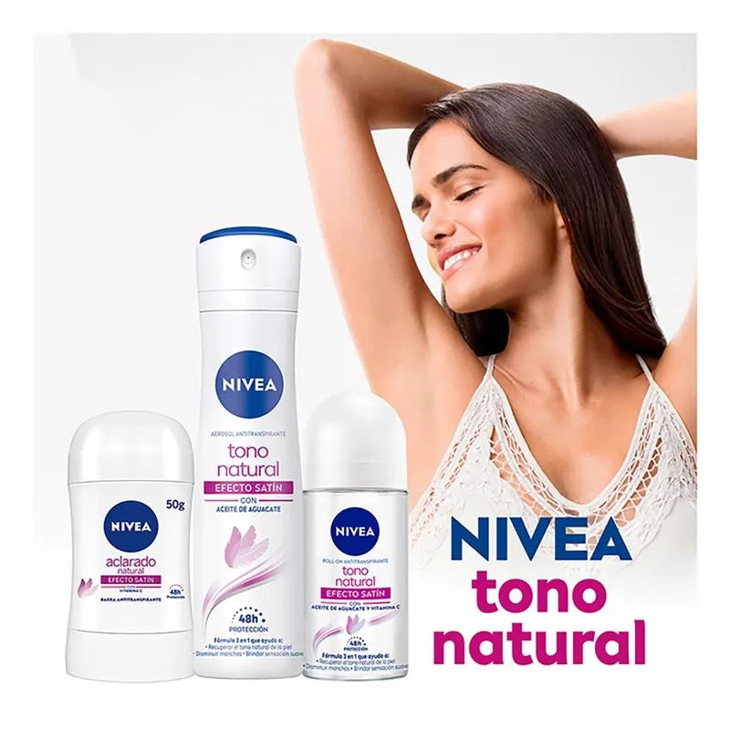 Nivea Tono Natural Aclarador -Barra 50g