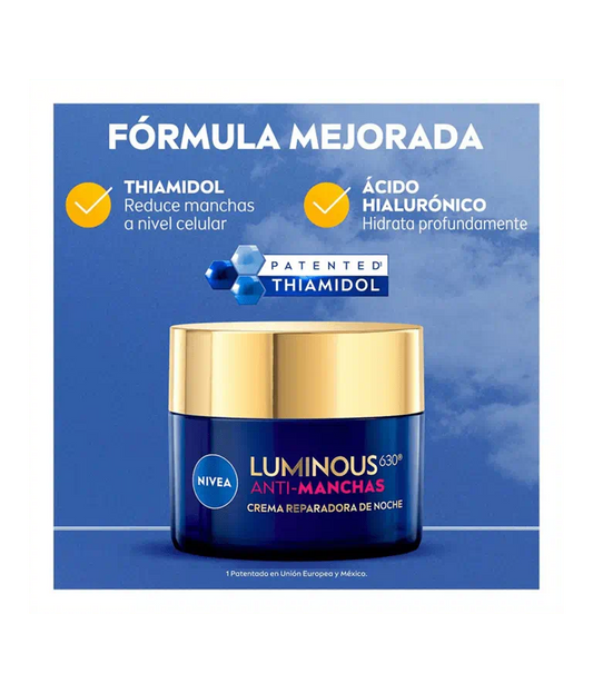 Luminoso Anti-Manchas Crema Reparadora de Noche