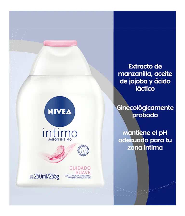 Nivea Javon Íntimo Cuidado Suave 250ml