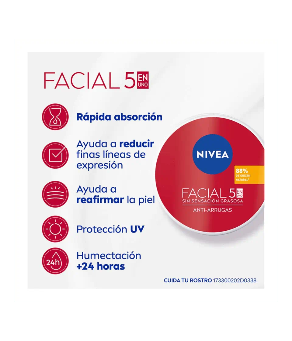 Nivea 5en1 Anti-Arrugas 200ml
