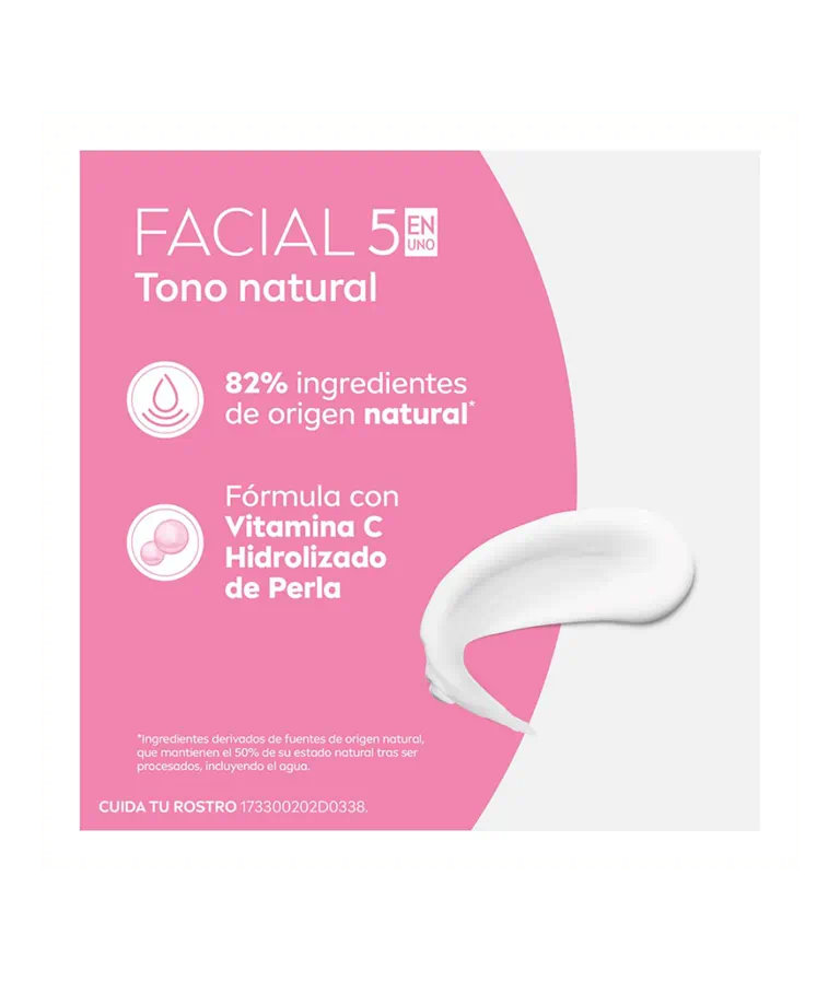 Nivea 5en1 Cuidado Tono Natural SPF 15 200ml