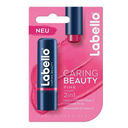 Labello Labial con Aciete de Almendras y Vitamina E- Pink/Rose