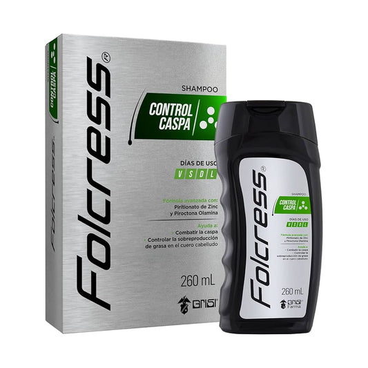 Folcress Control Caspa y Grasa Shampoo  / Folcress Dandruff and Oily scalp control Shampoo