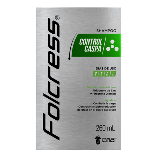 Folcress Control Caspa y Grasa Shampoo  / Folcress Dandruff and Oily scalp control Shampoo